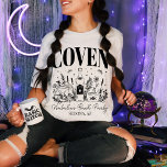 Bride's Coven Witchy Bachelorette Party Custom T-shirt<br><div class="desc">Roep de magie en het lachen op met onze Bride's Coven Witchy Bachelorette Party Custom T-Shirt - de perfecte mix van humor en betovering voor uw betoverende feest. Dit grappige vrijgezellenfeest shirt gaat verder dan alleen maar kleding; het is een statement piece dat de geest van uw hemelse bruid en...</div>