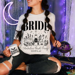 Bride's Coven Witchy Bachelorette Party Custom T-shirt<br><div class="desc">Roep de magische vibes op met onze Bride's Coven Witchy Bachelorette Party Custom T-Shirt - de perfecte mix van humor en betovering voor uw mystieke feest. Dit grappige vrijgezellenfeest shirt is niet zomaar een kledingstuk; het is een statement dat de spirit van je hemelse bruid en bruidsmeisje crew vastlegt. Met...</div>