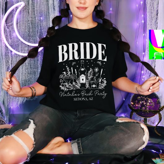 Bride's Coven Witchy Bachelorette Party Custom T-shirt