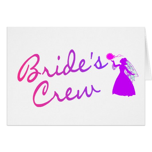 Brides Crew (Bride) (Voorkant Horizontaal)