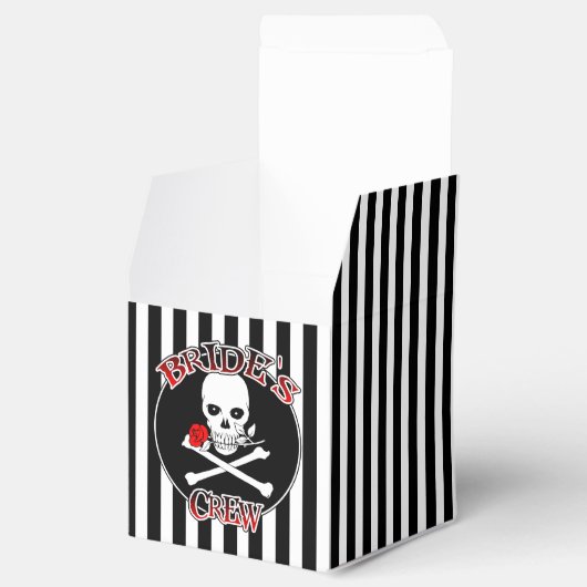 Bride's Crew Favor Box Bedankdoosjes (Geopend)