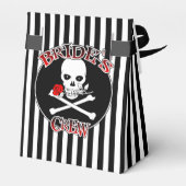Bride's Crew Favor Box Bedankdoosjes (Achterkant)
