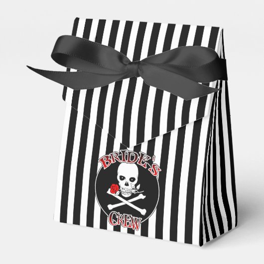Bride's Crew Favor Box Bedankdoosjes (Voorkant Zijde)