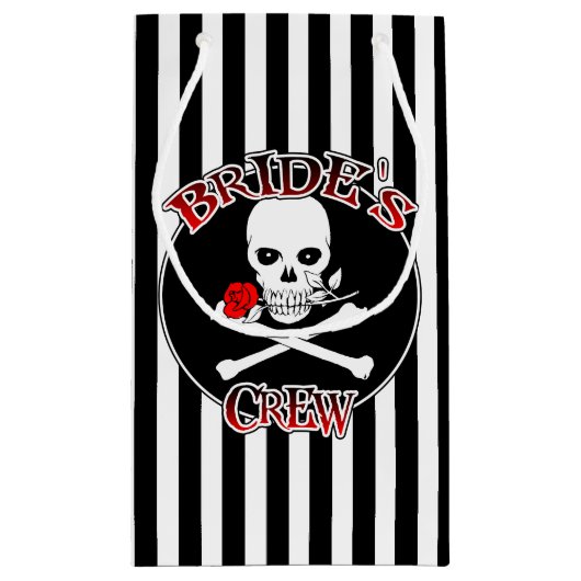 Bride's Crew Gift Bag Klein Cadeauzakje (Achterkant)