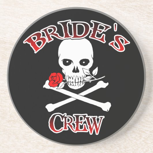 Bride's Crew Zandsteen Onderzetter (Voorkant)