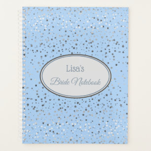 Brides Custom Wedding Planner-laptop - Aqua Blue Planner