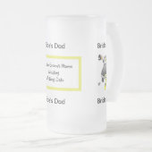 Bride's Dad Glass Beer Mok Sjabloon (Voorkant rechts)