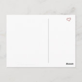 Bride's Dank u kaart (Achterkant)