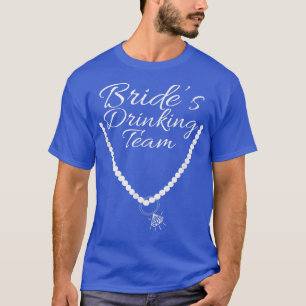 Bride's Drink team Shot glass Diamond Ring T-shirt