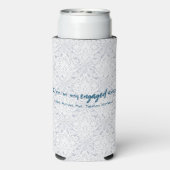 Bride's Engaged Era Future Mrs Seltzer Blikjeskoeler (Seltzer Achterkant)