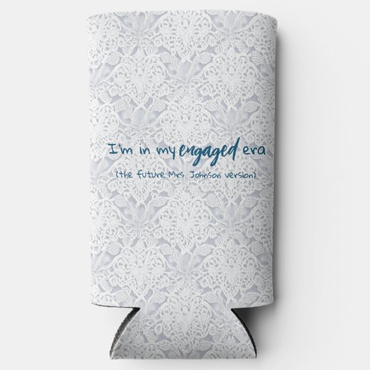 Bride's Engaged Era Future Mrs Seltzer Blikjeskoeler (Voorkant)