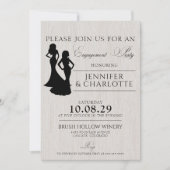 Brides Engagement Party Kaart (Voorkant)