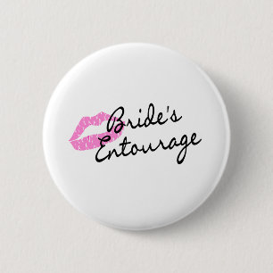 Brides Entourage Lips Ronde Button 5,7 Cm