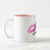 Brides Entourage Lips Tweekleurige Koffiemok (Links)