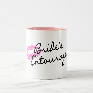 Brides Entourage Lips Tweekleurige Koffiemok