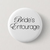 Bride's Entourage Ronde Button 5,7 Cm (Voorkant)