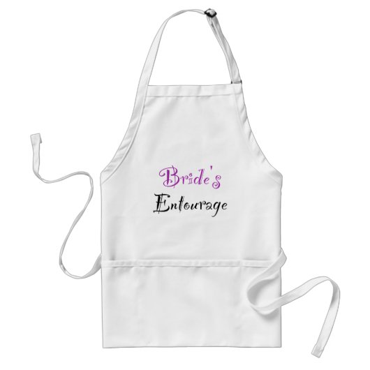 Bride's Entourage Standaard Schort (Voorkant)