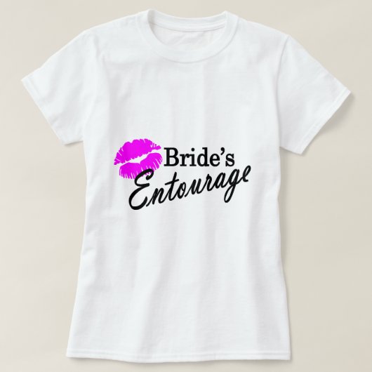 Brides Entourage T-shirt (Design voorkant)