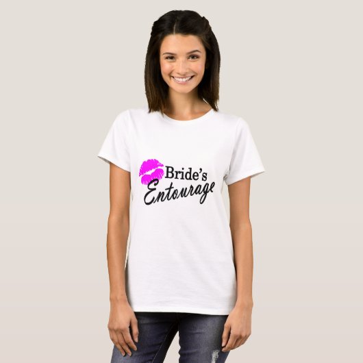 Brides Entourage T-shirt (Voorkant volledig)