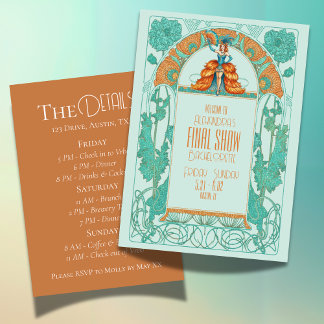 Bride's Final Show Showgirl Bachelorette Route Kaart