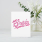 Bride's Hawaiian Flower Briefkaart (Staand voorkant)