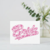 Bride's Hawaiian Flower Briefkaart (Staand voorkant)