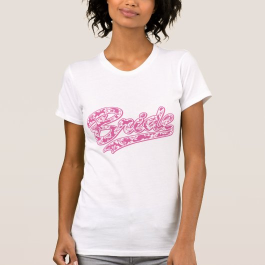 Bride's Hawaiian Flower T-shirt (Voorkant)