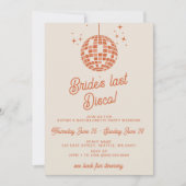 Brides Laatste Disco reisroute vrijgezellenfeest Kaart (Voorkant)