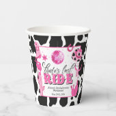 Bride's laatste geklets papieren bekers (Achterkant)