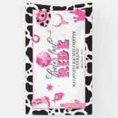 Bride's laatste ride-banner spandoek (Verticaal)