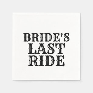 Bride's laatste ride servet