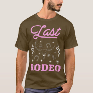 Bride's laatste Rodeo Bridal Bachelorette Party Ma T-shirt