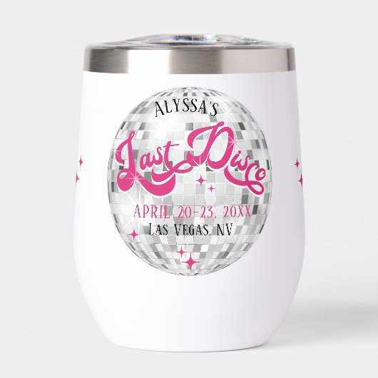 Bride's Last Disco Bachelorette Party Favoriete Gi (Voorkant)