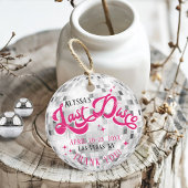 Bride's Last Disco Ball Bachelorette Party Bedankjes Labels