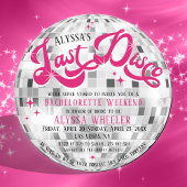 Bride's Last Disco Ball Round Bachelorette Weekend Kaart