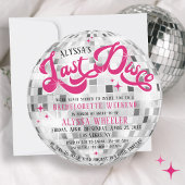 Bride's Last Disco Ball Round Bachelorette Weekend Kaart
