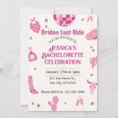 Brides last Ride Bachelorette Weekend Itinerary Kaart (Voorkant)