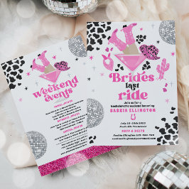 Brides last Ride Bachelorette Weekend Itinerary Kaart