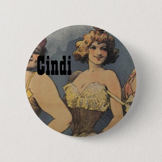 Bride's Maid Shower Favor Ronde Button 5,7 Cm (Voorkant)