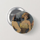 Bride's Maid Shower Favor Ronde Button 5,7 Cm (Voorkant /achterkant)