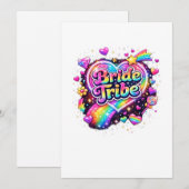 Brides Maids Wedding Bachelorette Party Kaart (Voorkant / Achterkant)