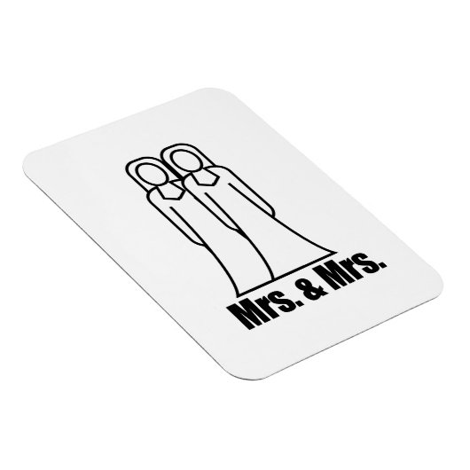 BRIDES MRS. AND MRS. -.png Magneet (Rechterzijde)