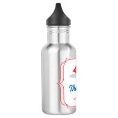Bride's Mrs Hipster  Retro Waterfles (Links)