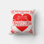 Bride's Mum Cushion Reserved for the Bride's Mum Kussen (Voorkant)