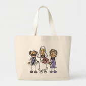 Brides parents Wedday for Ceremonony Grote Tote Bag (Voorkant)