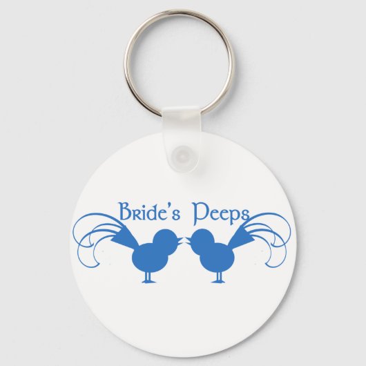 Bride's peps/blauw sleutelhanger (Voorkant)
