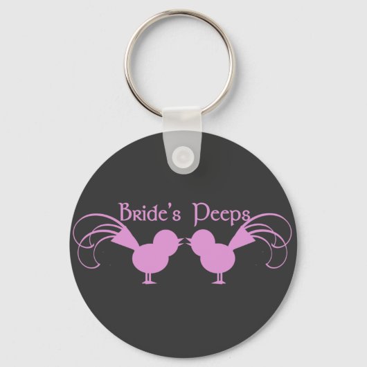 Bride's peps/roze sleutelhanger (Voorkant)