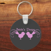 Bride's peps/roze sleutelhanger (Voorkant)