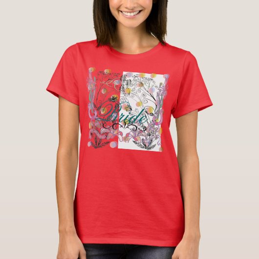 Bride's Shirt - Gepersonaliseerd (Voorkant)