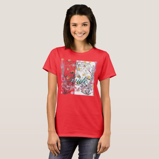 Bride's Shirt - Gepersonaliseerd (Voorkant volledig)